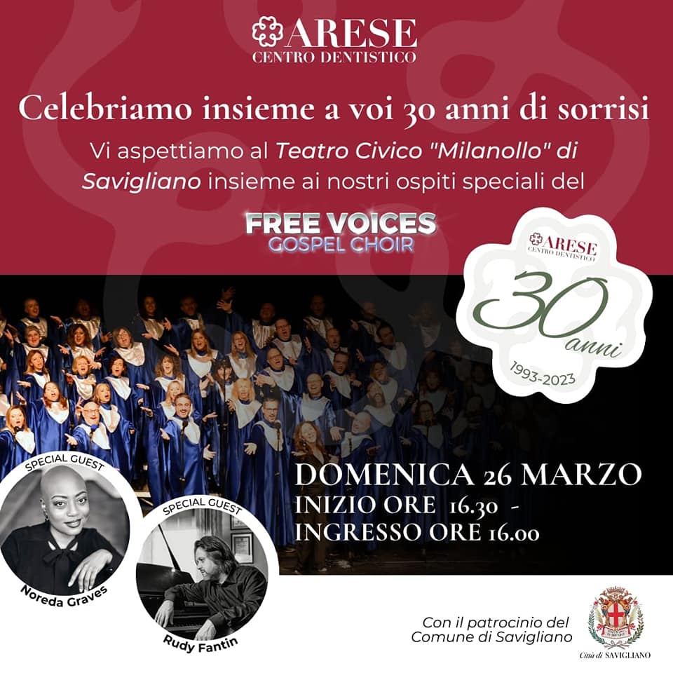 24/26 Marzo 2023 Gospel Workshop e concerto con Noreda Graves & Rudy Fantin